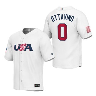 Adam Ottavino Youth USA Baseball White 2023 World Baseball Classic Replica Jersey