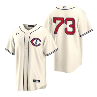 Men's Chicago Cubs Adbert Alzolay Cream 2022 Field of Dreams Replica Jersey