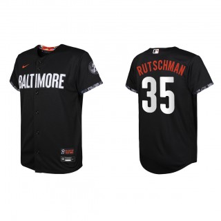 Adley Rutschman Youth Baltimore Orioles Black 2023 City Connect Replica Jersey