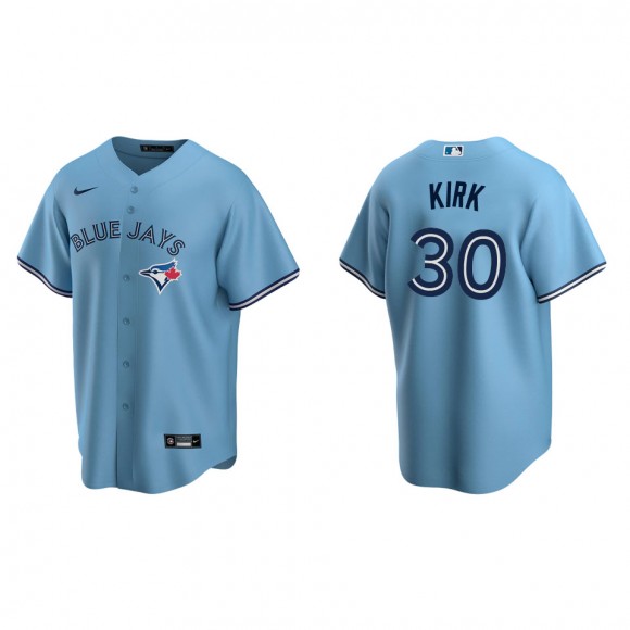 Alejandro Kirk Men's Toronto Blue Jays Powder Blue Alternate Replica Player Jersey