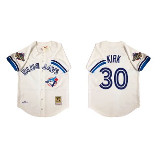 Alejandro Kirk Toronto Blue Jays White Mitchell & Ness 1992 Authentic Jersey