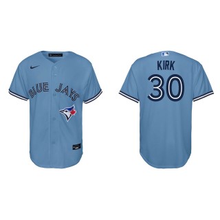 Alejandro Kirk Youth Toronto Blue Jays White Replica Jersey