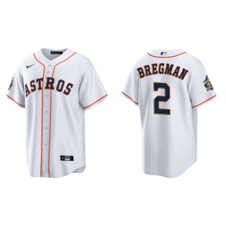 Alex Bregman Houston Astros White 2022 World Series Home Replica Jersey