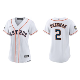 Alex Bregman Women's Houston Astros White 2022 World Series Home Replica Jersey