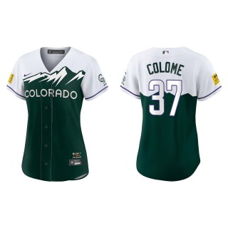 Alex Colome Women's Colorado Rockies Green 2022 City Connect Replica Jersey