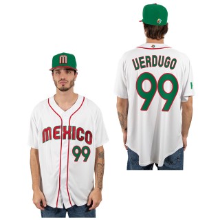 Alex Verdugo Mexico Baseball White 2023 World Baseball Classic Replica Jersey