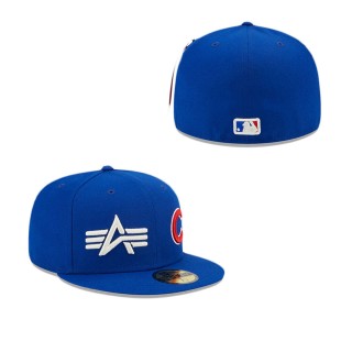 Alpha Industries X Chicago Cubs Dual Logo 59FIFTY Fitted Hat