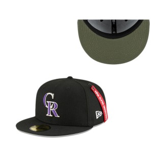 Alpha Industries X Colorado Rockies 59FIFTY Fitted Hat