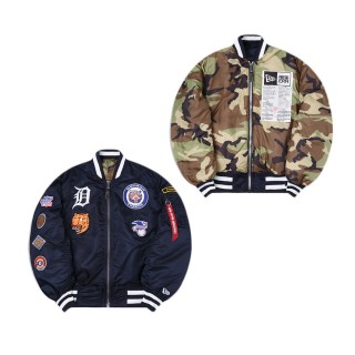 Alpha Industries X Detroit Tigers MA-1 Bomber Jacket