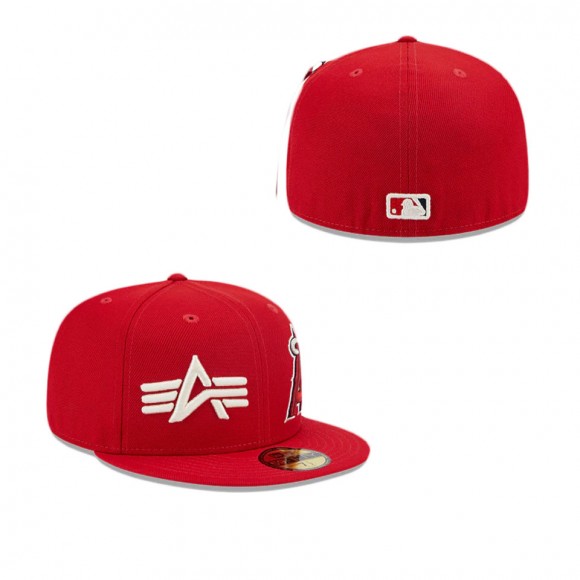 Alpha Industries X Los Angeles Angels Dual Logo 59FIFTY Fitted Hat