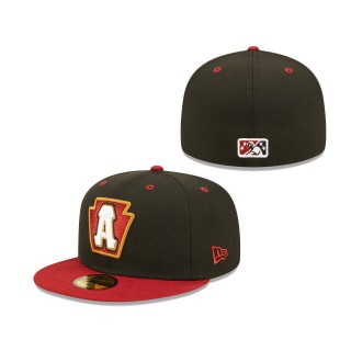 Men's Altoona Curve Black Authentic Collection Team Home 59FIFTY Fitted Hat