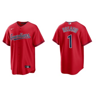 Amed Rosario Cleveland Guardians Red Alternate Replica Jersey