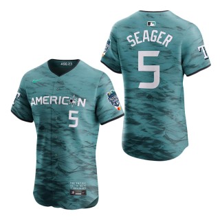 American League Corey Seager Teal 2023 MLB All-Star Game Vapor Premier Elite Jersey