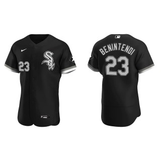 Andrew Benintendi Men's Chicago White Sox Eloy Jimenez Nike Black Alternate Authentic Jersey