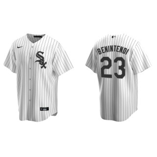 Andrew Benintendi Men's Chicago White Sox Nike White Home Replica Jersey