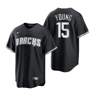 Andrew Young Diamondbacks Nike Black White 2021 All Black Fashion Replica Jersey