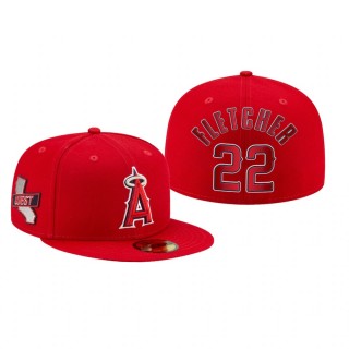 Angels David Fletcher Red 2021 Little League Classic Cap