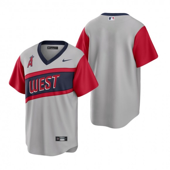 Angels Nike Gray 2021 Little League Classic Road Replica Jersey