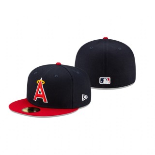 California Angels Navy Turn Back The Clock 59FIFTY Fitted Hat