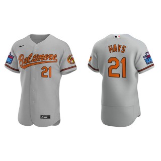 Austin Hays Baltimore Orioles Gray 2022 Little League Classic Authentic Jersey