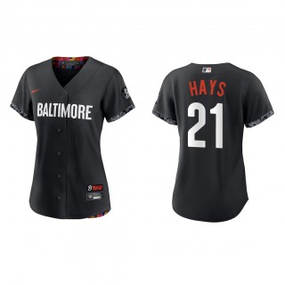 Austin Hays Women's Baltimore Orioles Black 2023 City Connect Replica Jersey