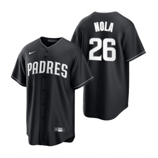 Austin Nola Padres Nike Black White 2021 All Black Fashion Replica Jersey