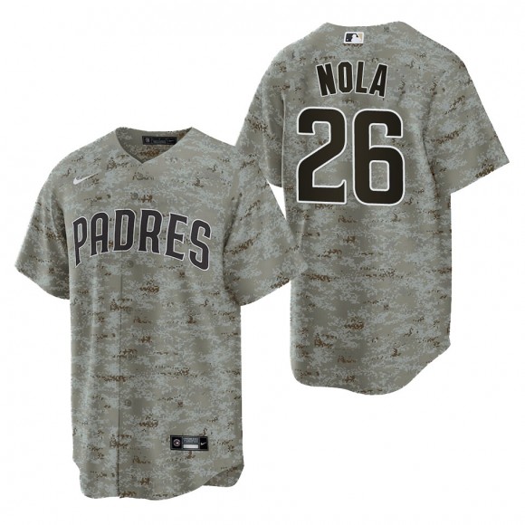 Austin Nola San Diego Padres Camo USMC Alternate Replica Jersey