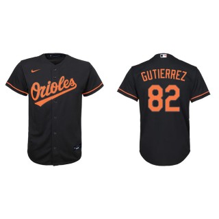 Youth Orioles Kelvin Gutierrez Black Jersey