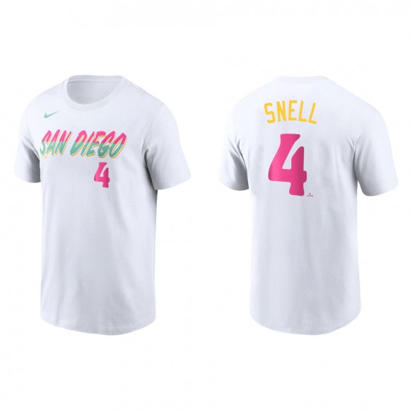 Blake Snell San Diego Padres White 2022 City Connect Name & Number T-Shirt