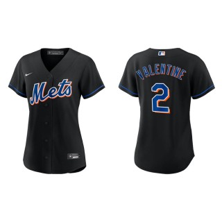 Bobby Valentine Women's New York Mets Black Alternate Replica Jersey