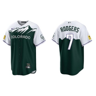 Brendan Rodgers Colorado Rockies Green 2022 City Connect Replica Jersey