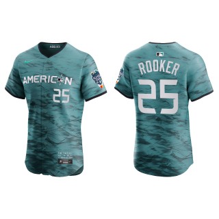 Brent Rooker American League Teal 2023 MLB All-Star Game Vapor Premier Elite Jersey