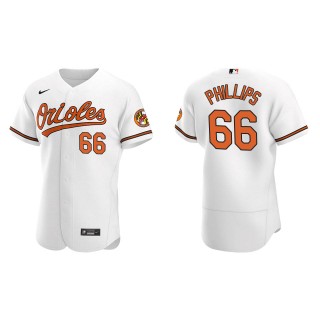 Men's Baltimore Orioles Brett Phillips White Authentic Home Jersey