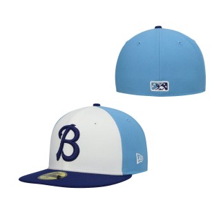 Buffalo Bisons White Authentic Collection Team Alternate 59FIFTY Fitted Hat