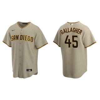 Men's San Diego Padres Cam Gallagher Sand Brown Replica Alternate Jersey