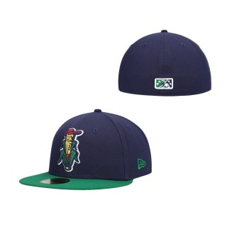 Cedar Rapids Kernels Navy Authentic Collection Team Alternate 59FIFTY Fitted Hat