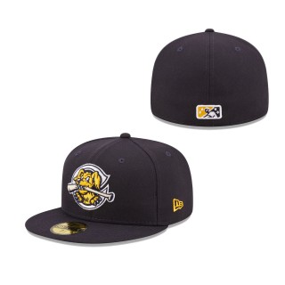 Charleston RiverDogs Navy Authentic Collection 59FIFTY Fitted Hat