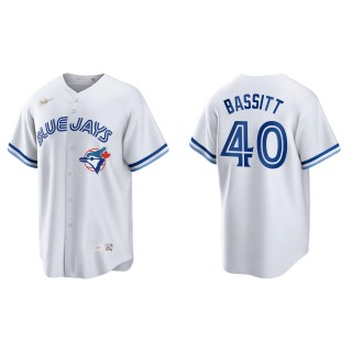 Chris Bassitt Men's Toronto Blue Jays Nike White Home Cooperstown Collection Jersey