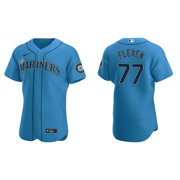 Men's Seattle Mariners Chris Flexen Royal Authentic Alternate Jersey