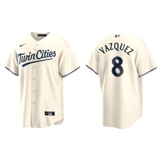 Christian Vazquez Minnesota Twins Nike Cream Alternate 2023 Replica Jersey