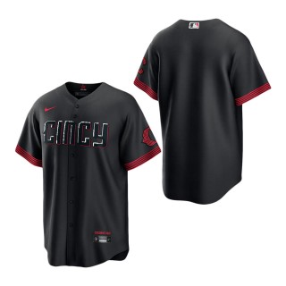 Cincinnati Reds Black 2023 City Connect Replica Jersey