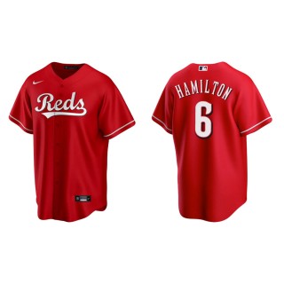 Billy Hamilton Reds Scarlet Replica Jersey