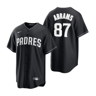 CJ Abrams Padres Nike Black White 2021 All Black Fashion Replica Jersey