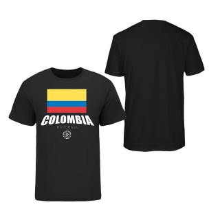 Men's Colombia Baseball LEGENDS Black 2023 World Baseball Classic Federation T-Shirt