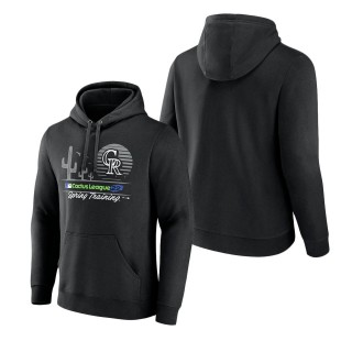 Colorado Rockies Black 2022 MLB Spring Training Cactus League Horizon Line Pullover Hoodie