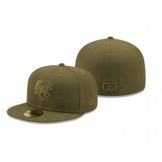 Chicago Cubs Olive Color Pack 59FIFTY Fitted Hat