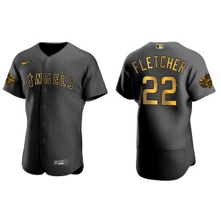 David Fletcher Los Angeles Angels Black 2022 MLB All-Star Game Jersey