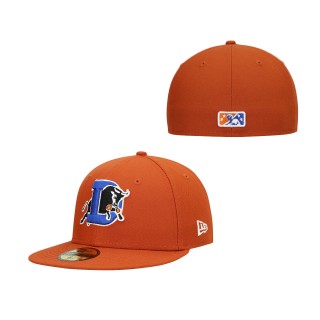 Durham Bulls Orange Authentic Collection Team Alternate 59FIFTY Fitted Hat