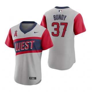 Angels Dylan Bundy Nike Gray 2021 Little League Classic Jersey