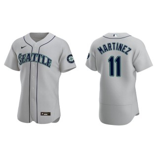 Edgar Martinez Seattle Mariners Gray Alternate Authentic Jersey